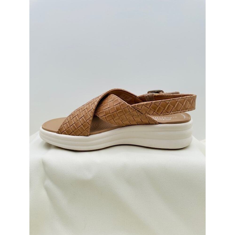 Clarks Brown Woven Slingback Platform Sandals NWOT - Picture 3 of 16
